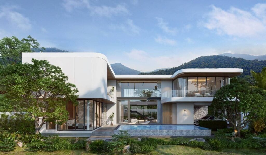 Luxe zwembadvilla's te koop in Sakoo, Nai Yang